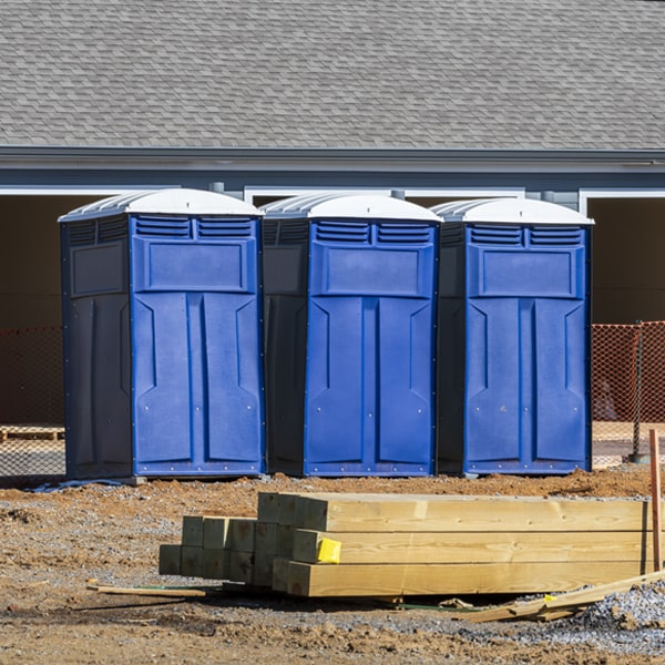 how do you ensure the portable restrooms are secure and safe from vandalism during an event in Calio ND